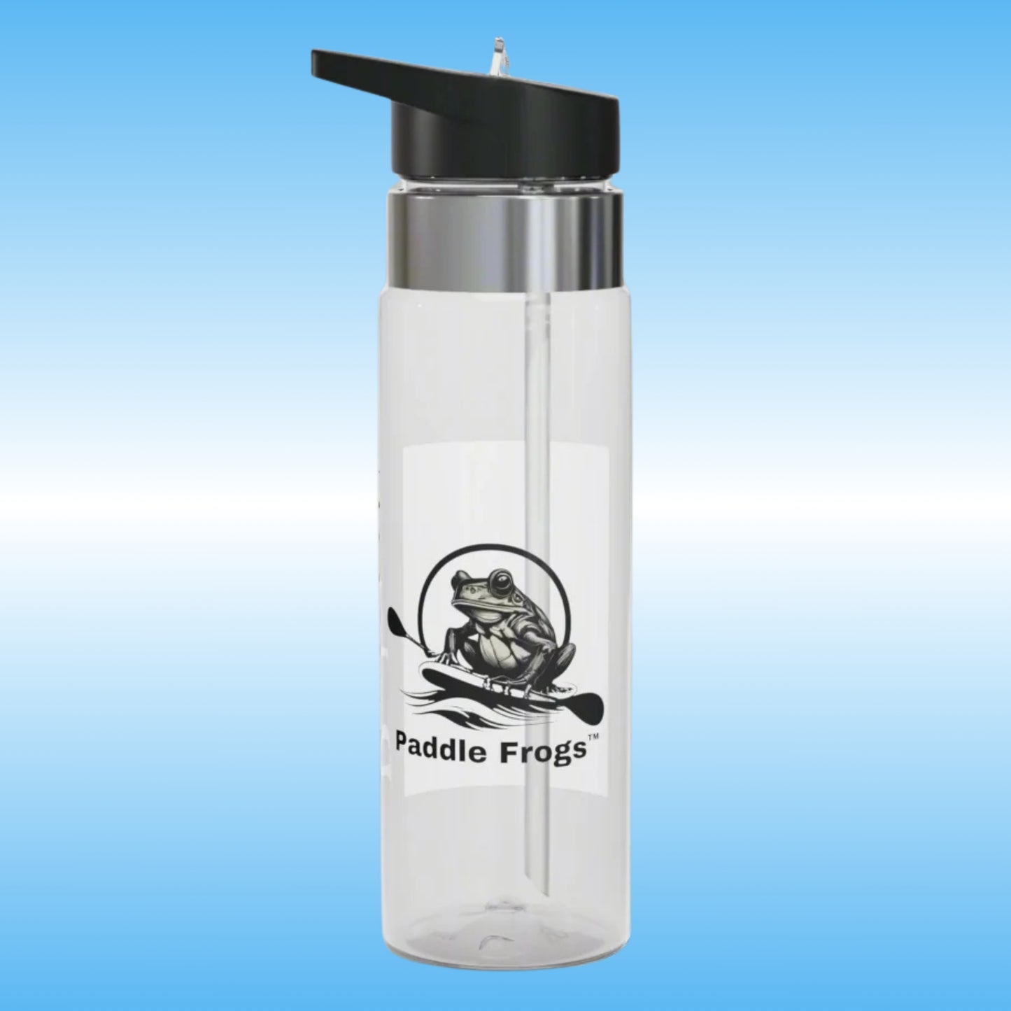 Boletus | Crystal Clear Water Bottles Paddle Frogs (Back View)