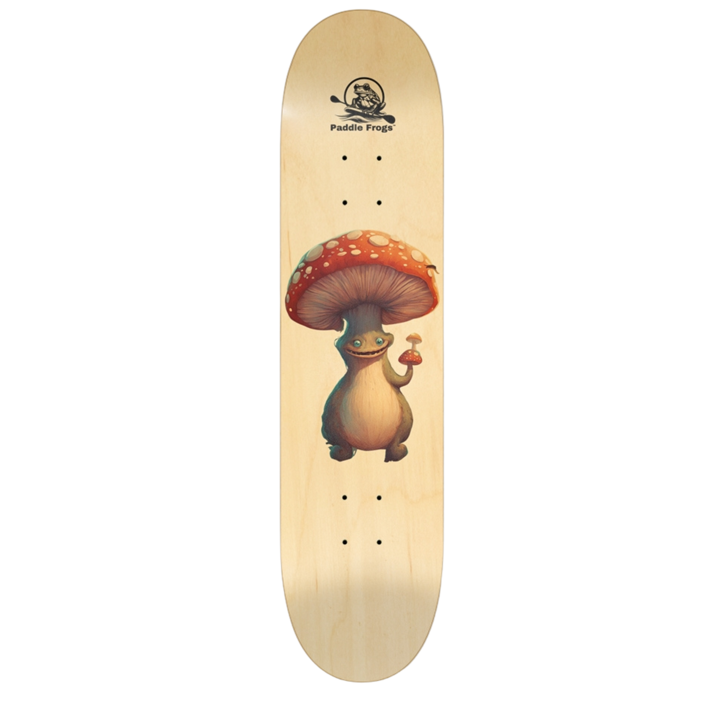 Boletus Skateboard Deck – 7-7/8" x 31.75" Paddle Frogs™