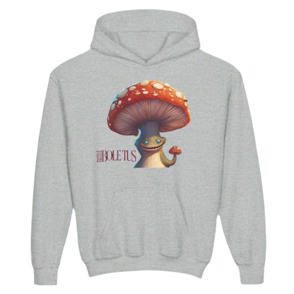 Boletus | Youth Hoodie Jacket | Paddle Frogs™  Sport Gray