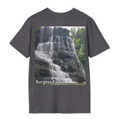 Burgess Falls 100% Cotton T-Shirt - Charcoal Gray