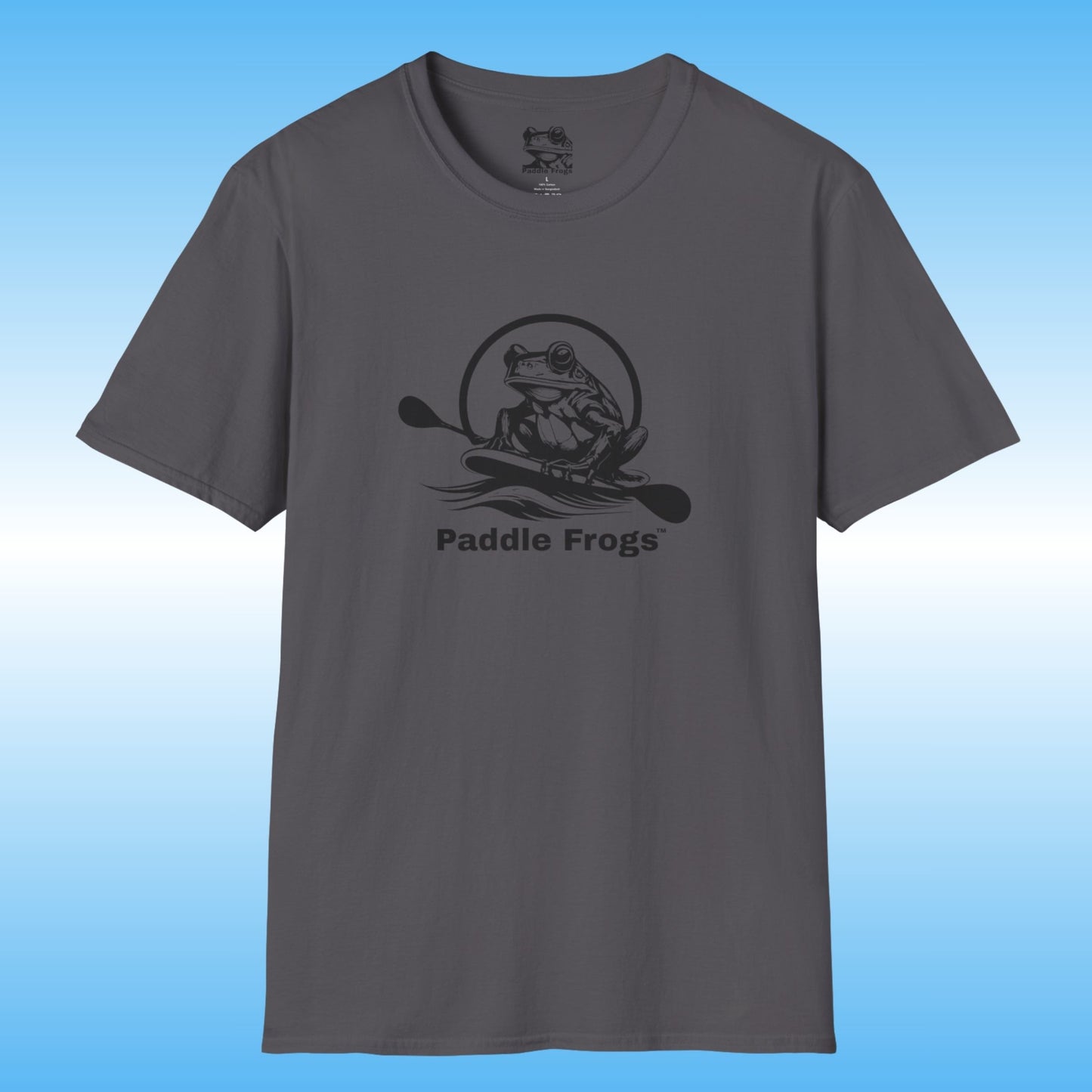 Burgess Falls 100% Cotton T-Shirt - Charcoal Gray - Frontside