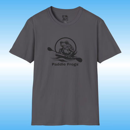 Burgess Falls 100% Cotton T-Shirt - Charcoal Gray - Frontside
