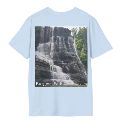 Burgess Falls 100% Cotton T-Shirt - Light Blue
