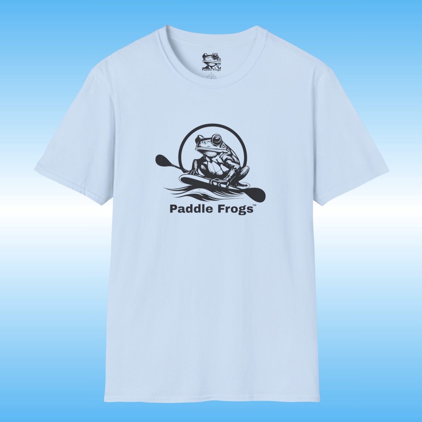 Burgess Falls 100% Cotton T-Shirt - Light Blue Frontside