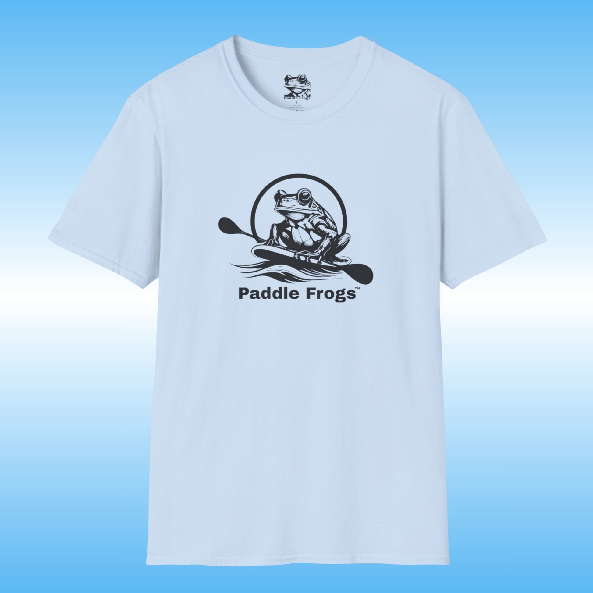 Burgess Falls 100% Cotton T-Shirt - Light Blue Frontside