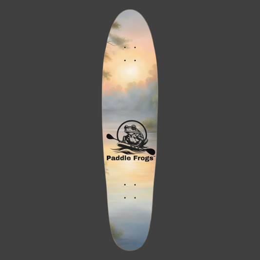 Catch the first rays of dawn with the Sunrise Lake Longboard by Paddle Frogs