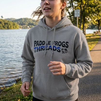 Paddle Frogs Threads Unisex Fleece Pullover Hoodie
