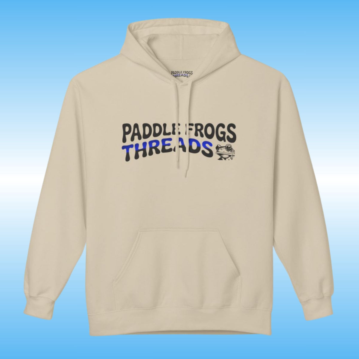 Paddle Frogs Threads Unisex Fleece Pullover Hoodie