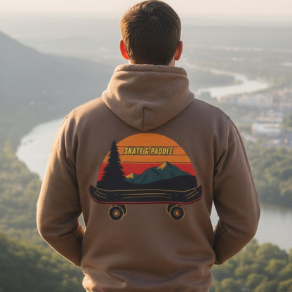 Chill Mountain Skater | Skate & Paddle Paddle Frogs Outdoor Gear Savana Brown man enjoying the scenic view in TN