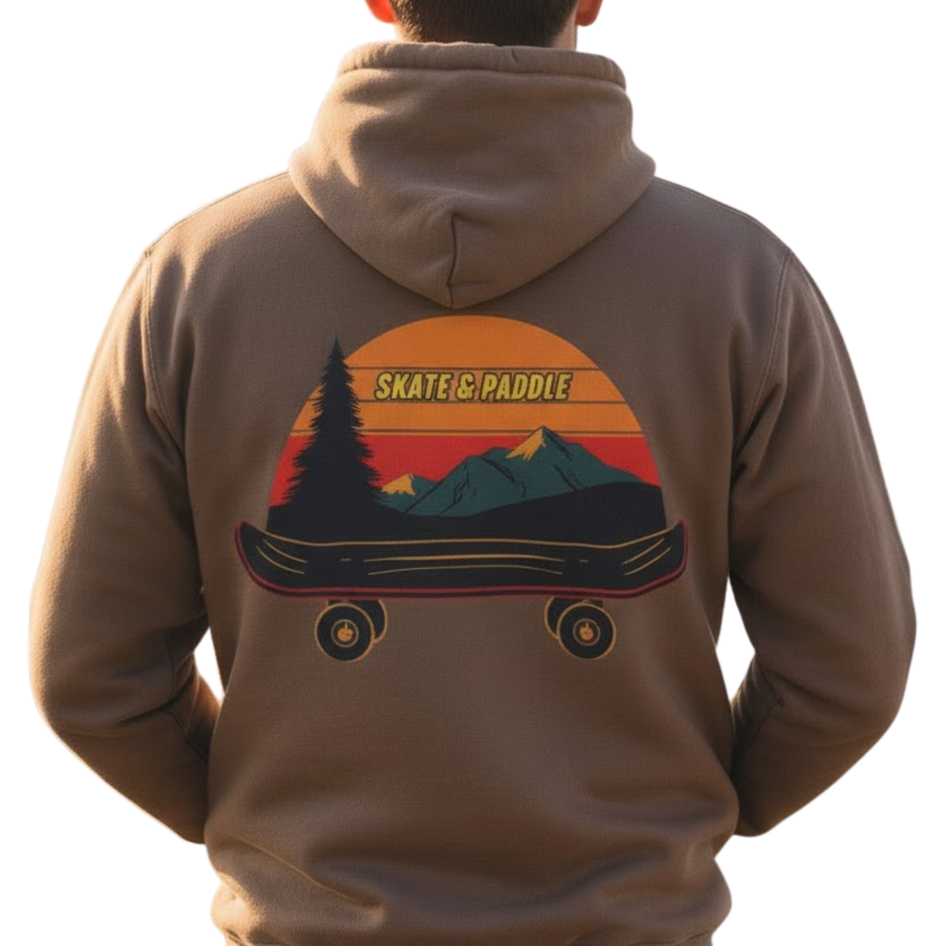 Chill Mountain Skater | Skate & Paddle Paddle Frogs Outdoor Gear Savana Brown on a transparent background
