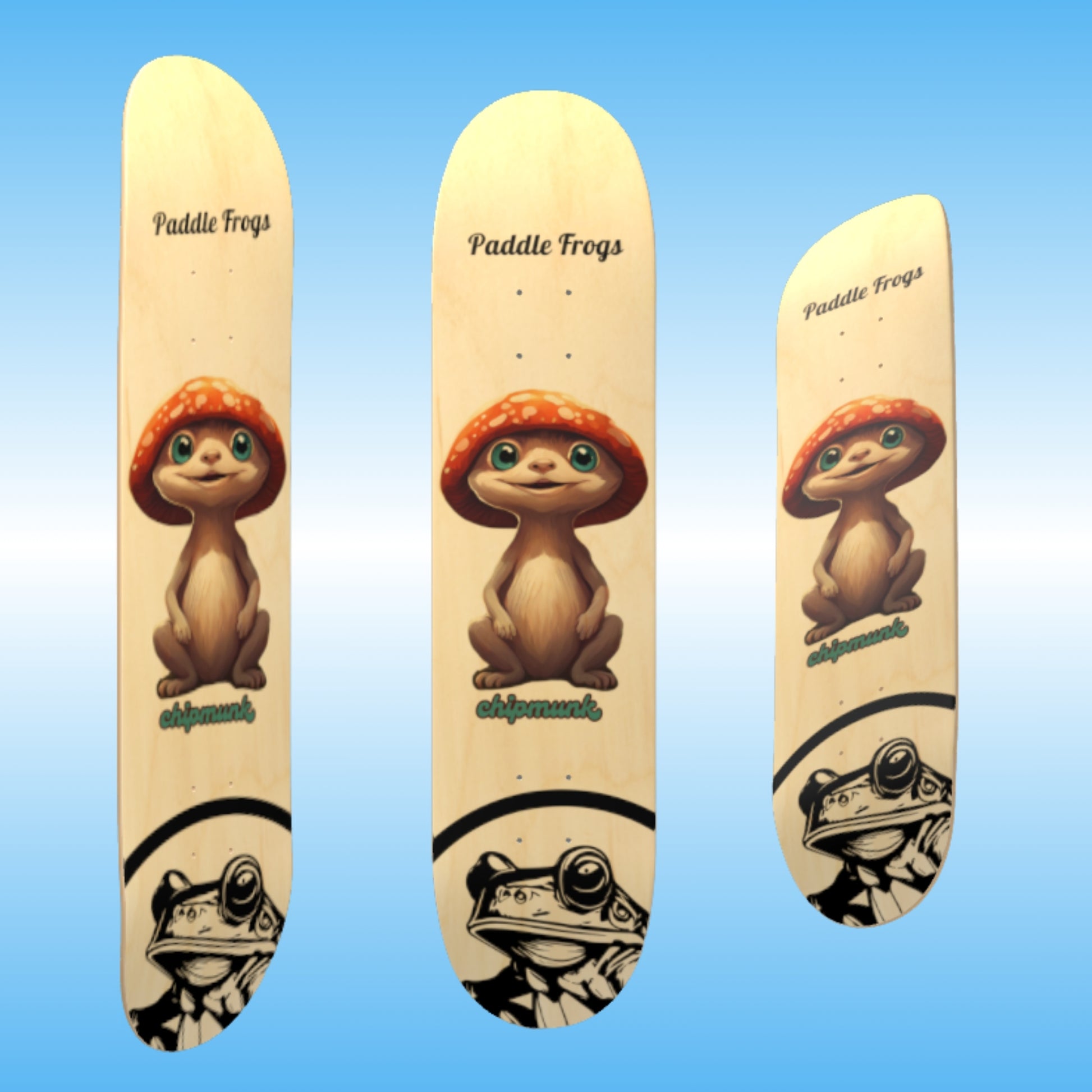 Chipmunk - Paddle Frogs- Chip