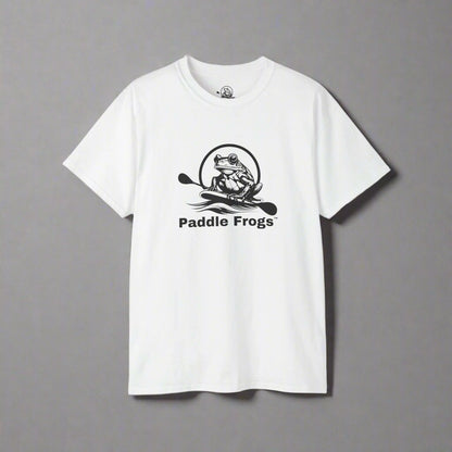 White Oeko-Tex T-Shirt original Paddle Frogs Outdoor Gear 