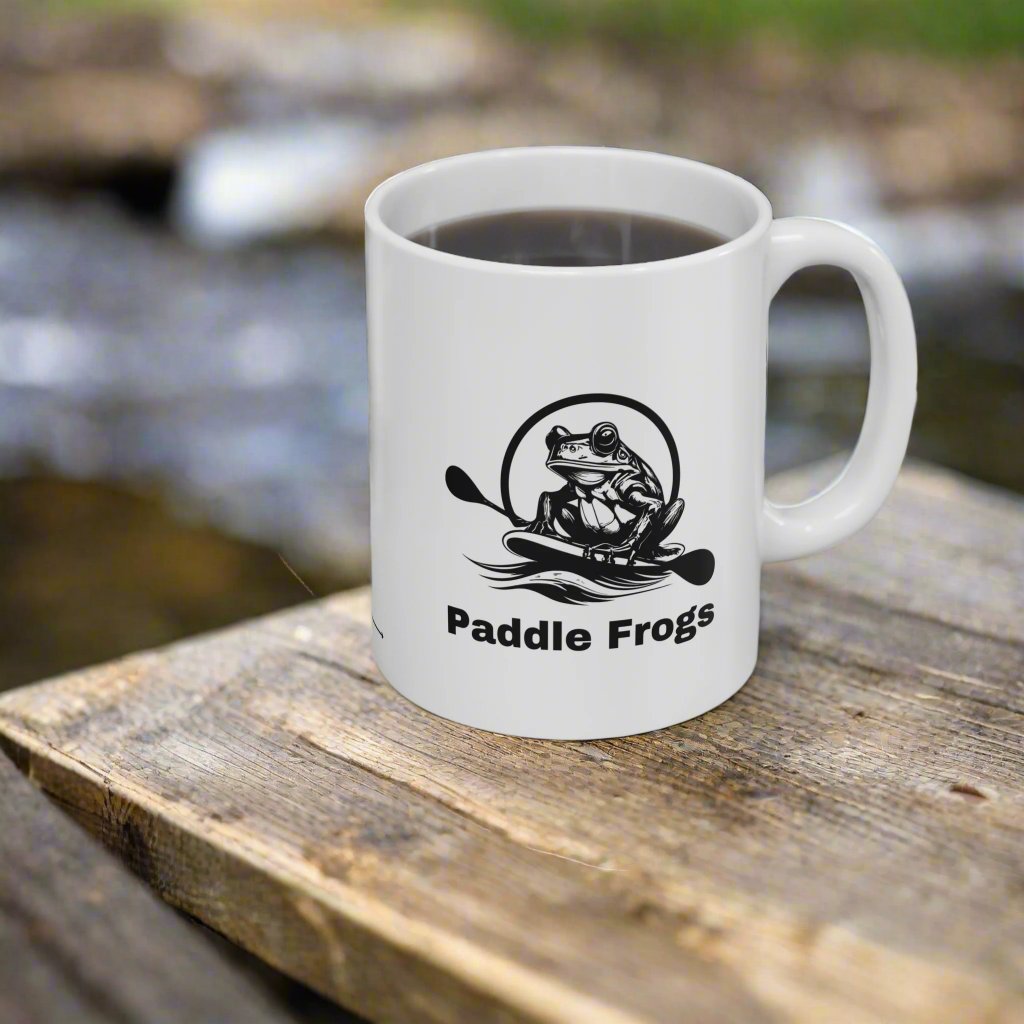 Paddle Frogs 11oz Coffee Mug (inspiring)