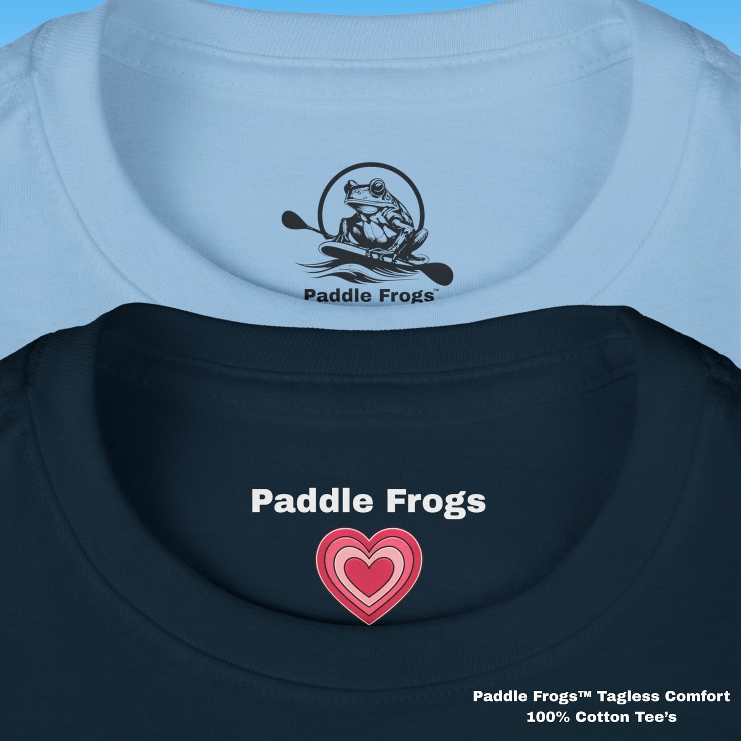 Comfort labels and hypoallergenic 🛹 Leap & Ollie Tee: The Froggie Skate Adventure Paddle Frogs™