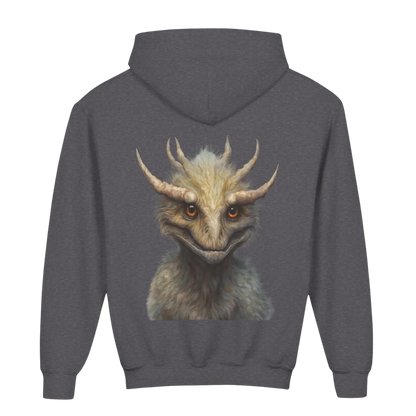 Dark Heather - Zacharias Youth Hoodie — Paddle Frogs Kids