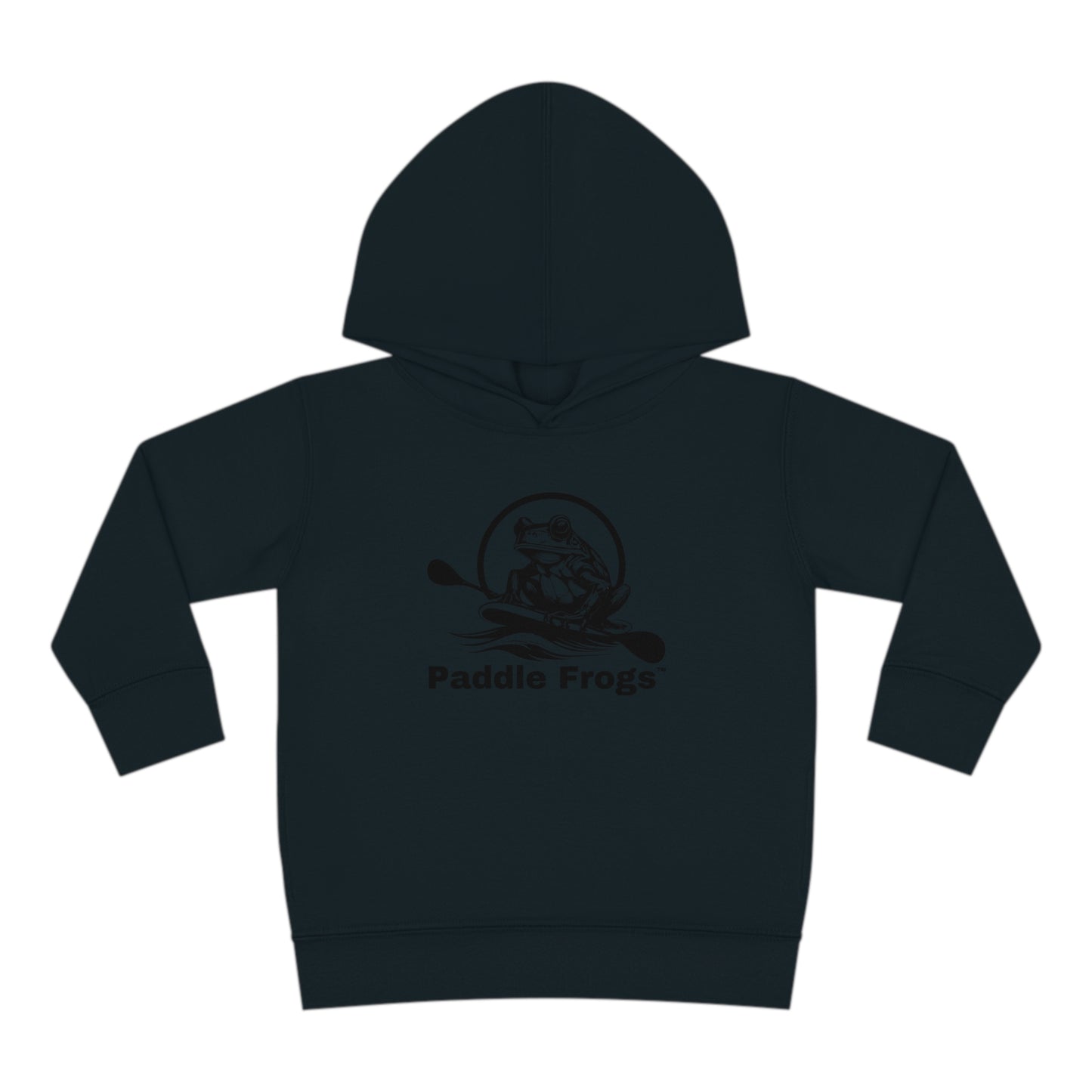 Dark Hoodie Kids (Youth), Kangaroo Pocket Hooded Jacket Coat Paddle Frogs