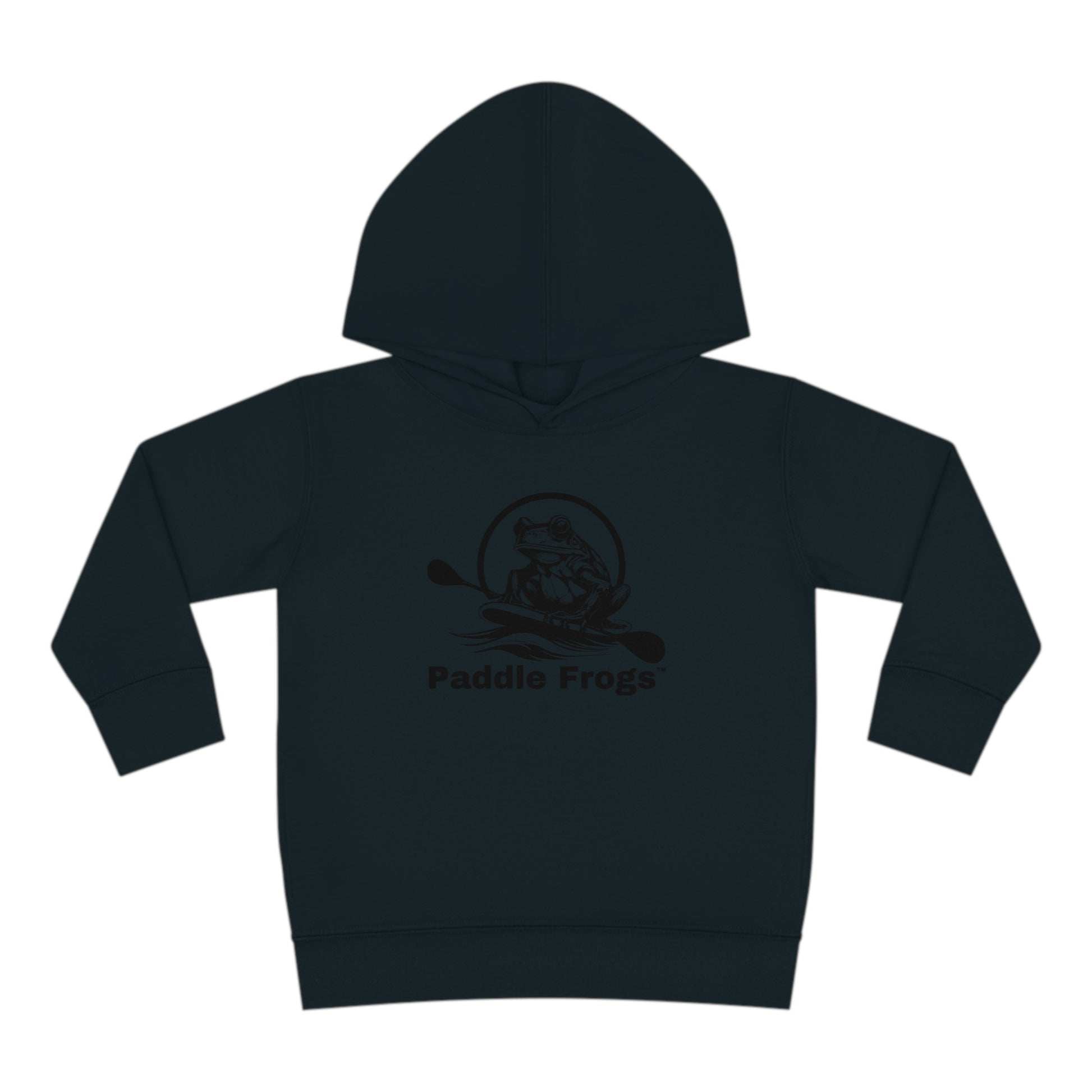 Dark Hoodie Kids (Youth), Kangaroo Pocket Hooded Jacket Coat Paddle Frogs