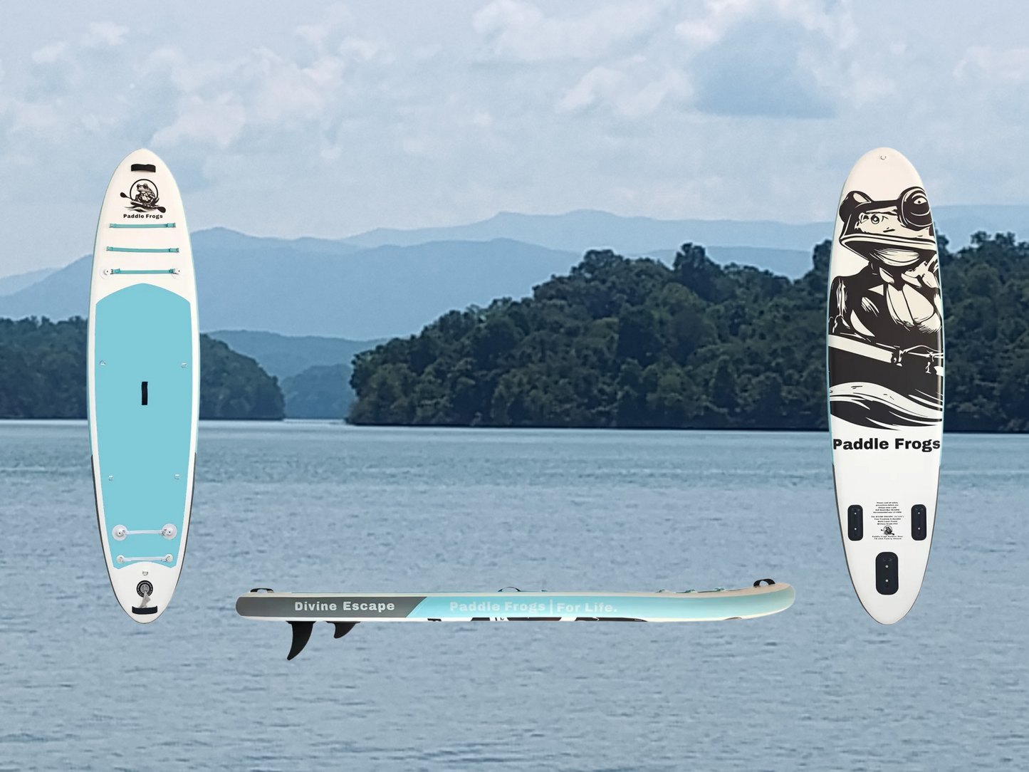 Divine Escape Paddle Board ISUP by Paddle Frogs 