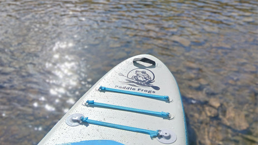 Paddle Frogs Divine Escape paddle board in the Emory River Agritourism SUP Rental 