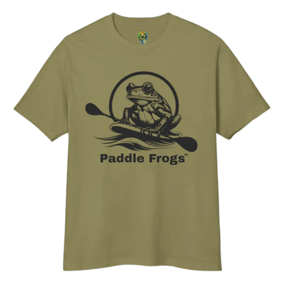 Earthy Tee | Paddle Frogs™ - Faded Army Green