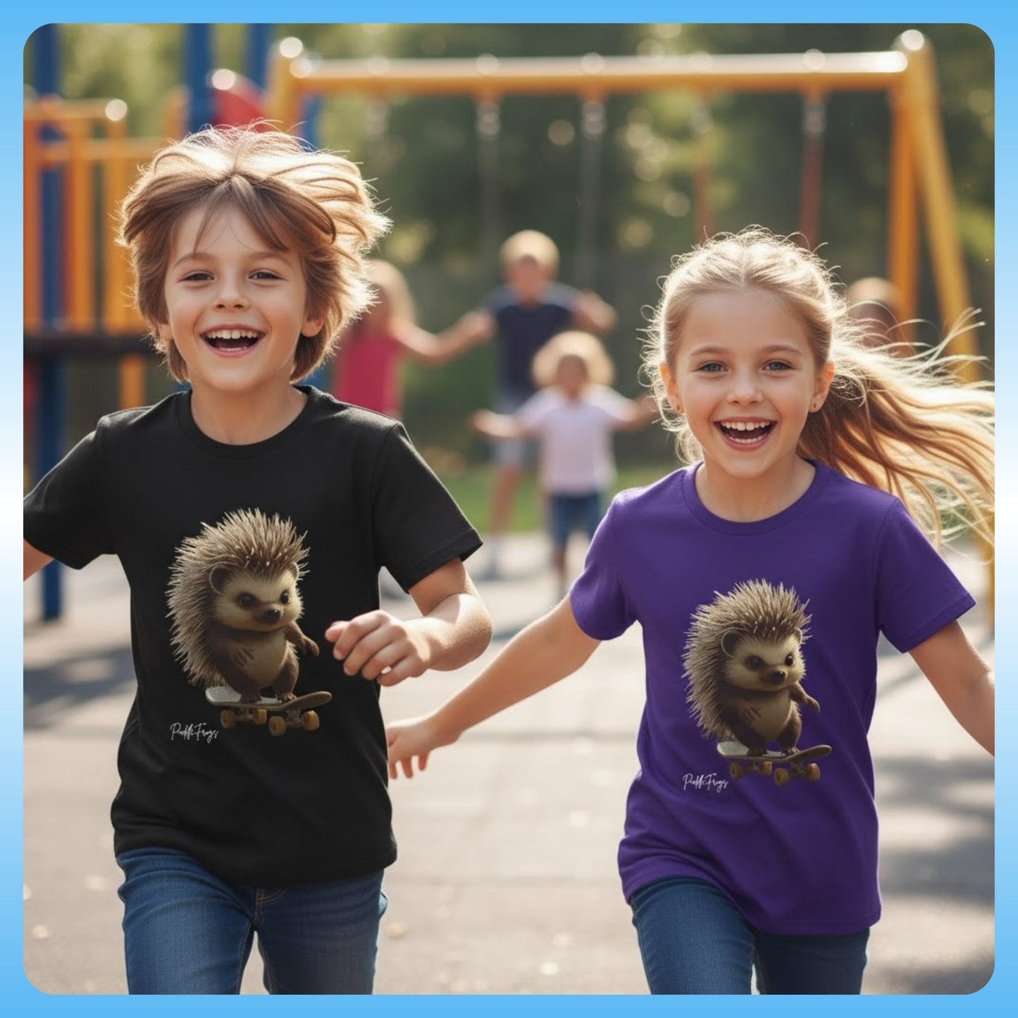 Edge the Hedgehog | Youth Skateboard T-Shirt