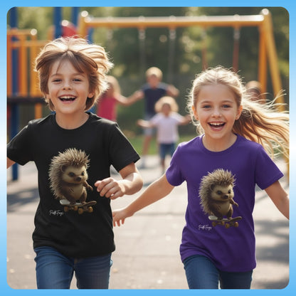 Edge the Hedgehog | Youth Skateboard T-Shirt