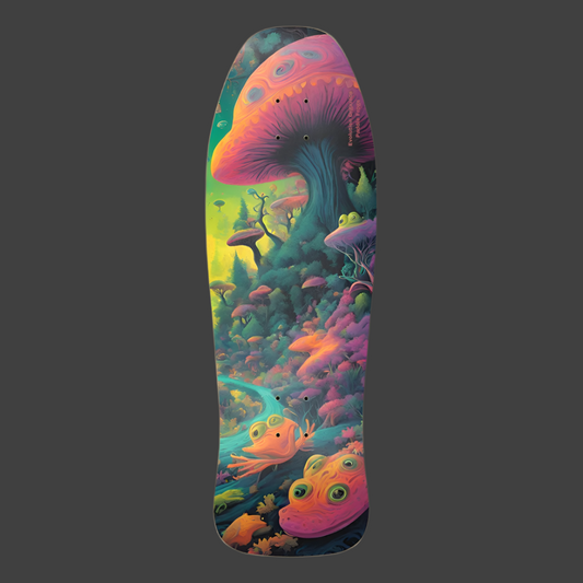 Evolution Organics Classic Old School Skateboard Deck Seven Layer Maple