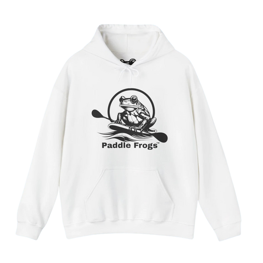 Extra Cozy & Warm Paddle Frogs™ Hoodie: (4 colors) White