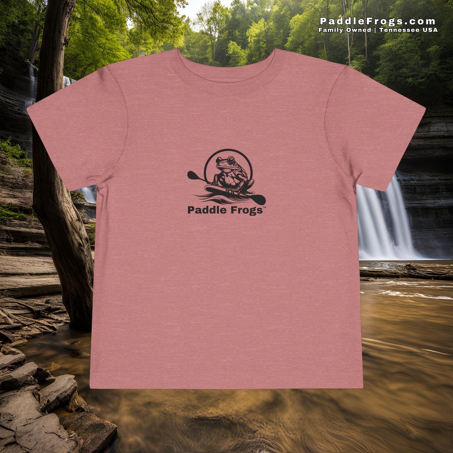 Flower Autumn Red - kids youth unisex Tee, comfortable outdoor T-Shirt for nature lovers and paddle sports lovers 