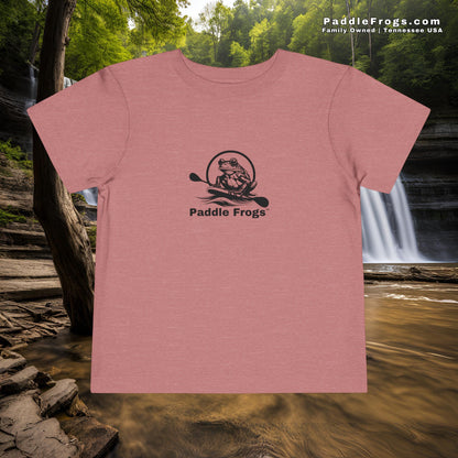Flower Autumn Red - kids youth unisex Tee, comfortable outdoor T-Shirt for nature lovers and paddle sports lovers 