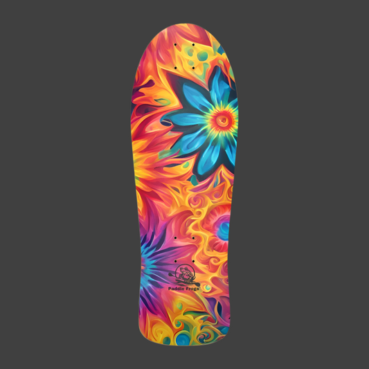 Flower Tie Dye Classic Seven layer Canadian Maple Thrasher Old School Skateboard Deck