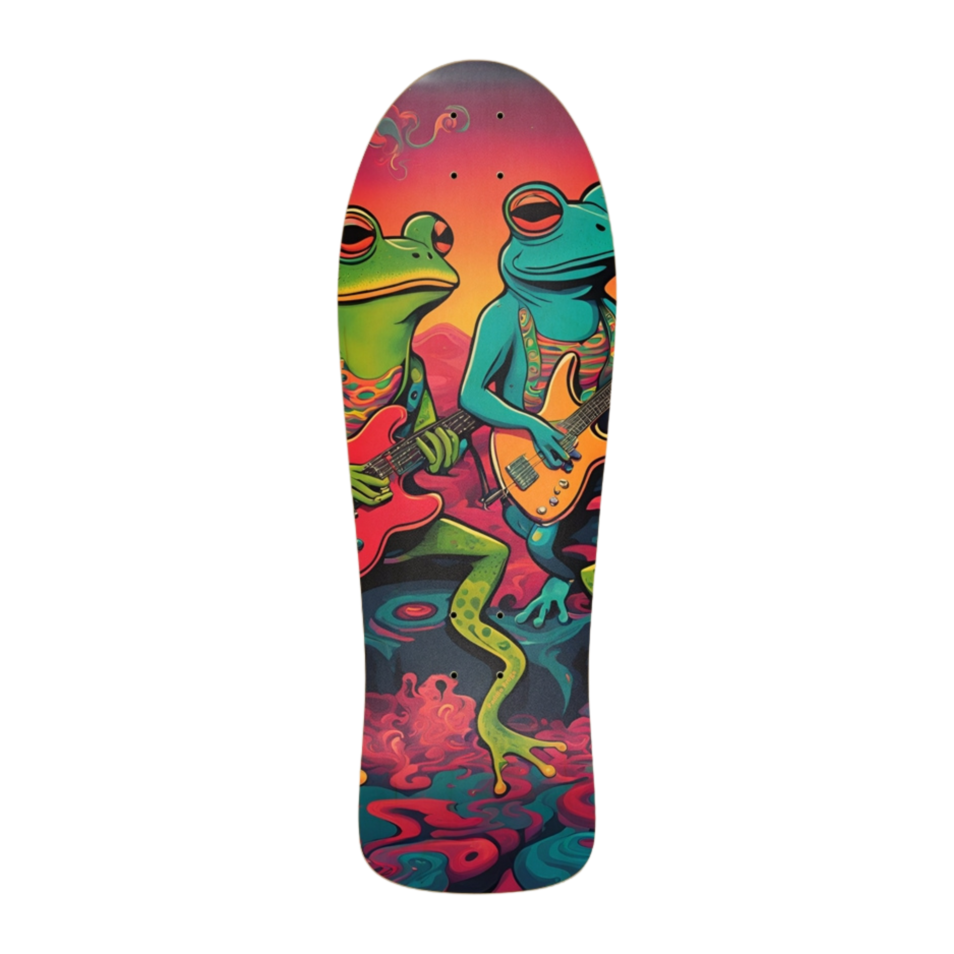 Frog Jam | Old-School Skateboard Deck | Paddle Frogs™