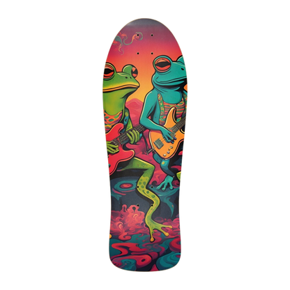 Frog Jam | Old-School Skateboard Deck | Paddle Frogs™
