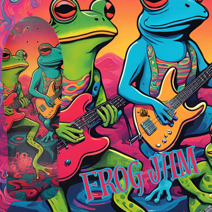 Frog Jam | Paddle Frogs Pro Old-School Skateboard Deck