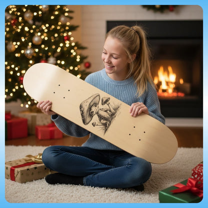 Fungurtle | 7.75 Skateboard | Paddle Frogs™ 15 year old girl Christmas gift