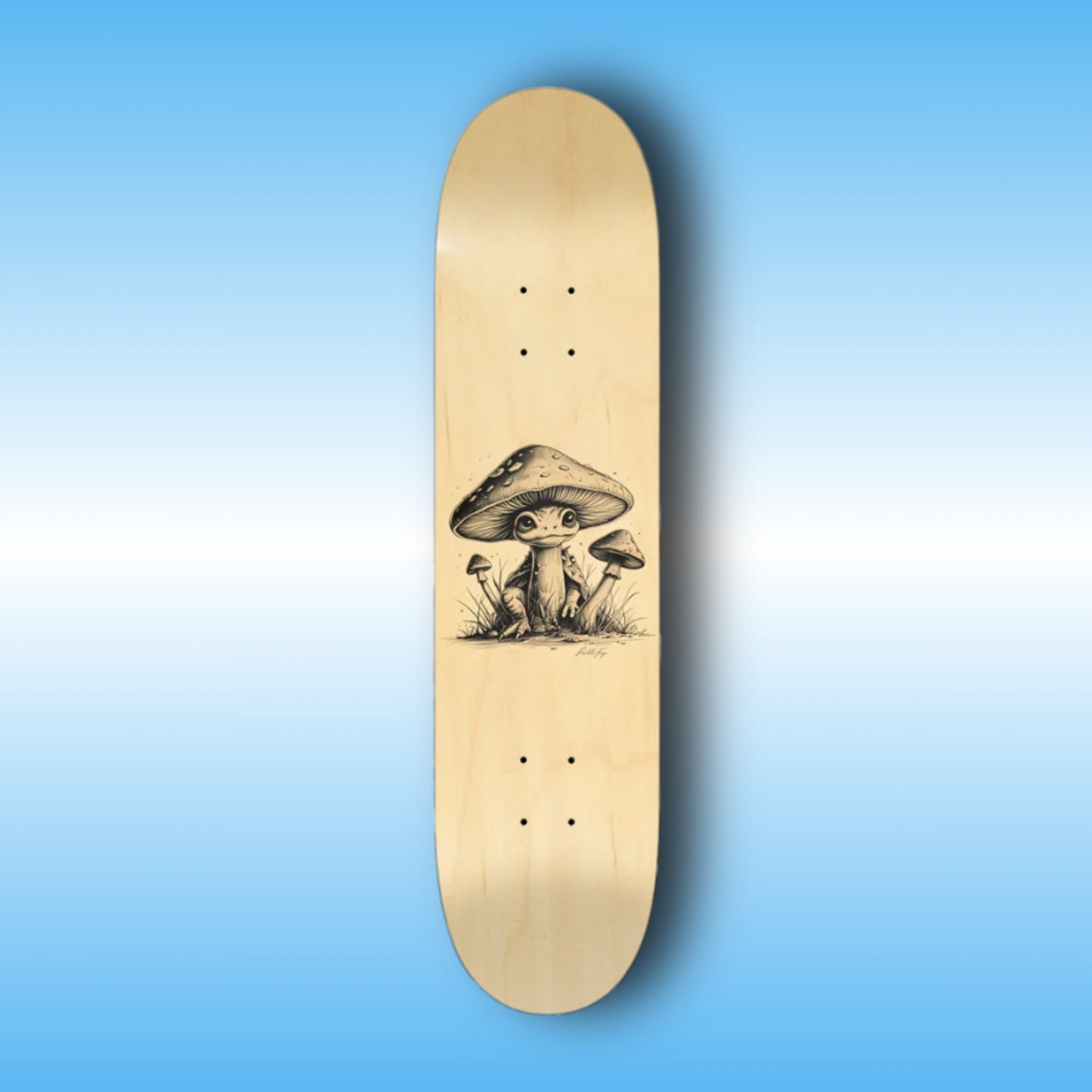 Fungurtle Skateboard Deck by Paddle Frogs | Mushroom series