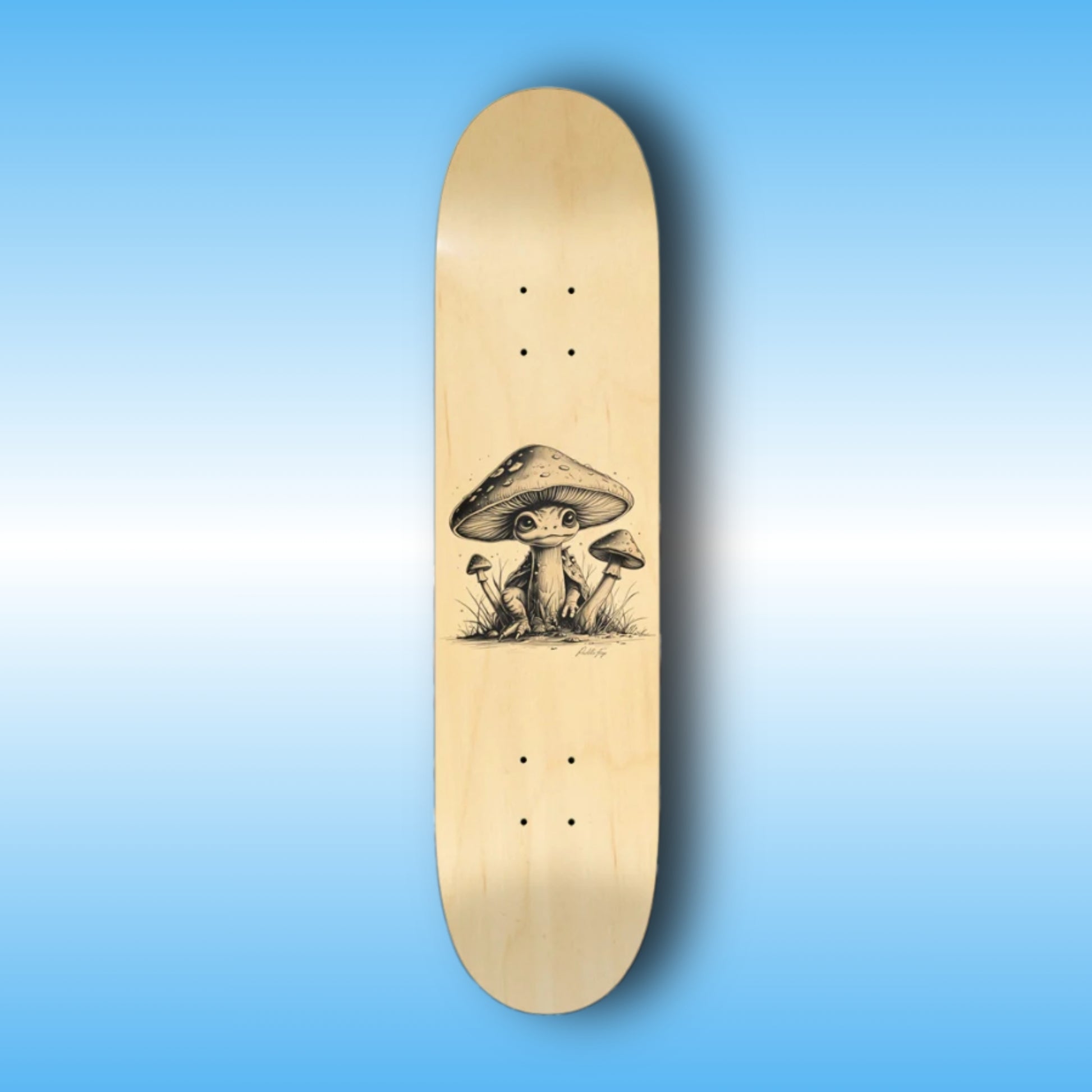 Fungurtle Skateboard Deck by Paddle Frogs | Mushroom series