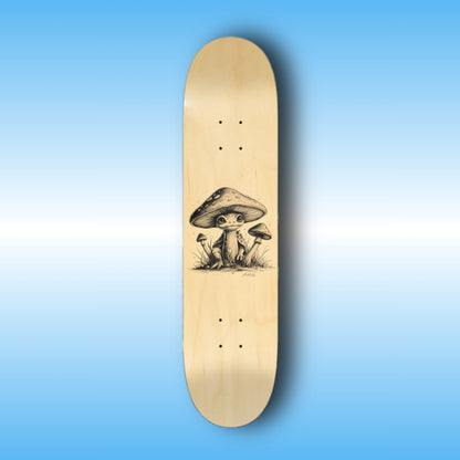 Fungurtle Skateboard Deck by Paddle Frogs | Mushroom series