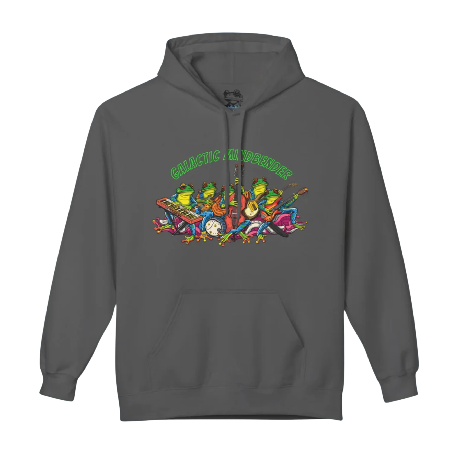 Galactic Mindbender | Fleece Hoodie | Charcoal Gray