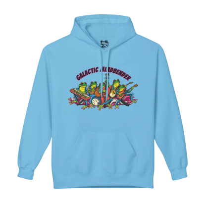 Galactic Mindbender | Fleece Hoodie | Sky Blue Paddle Frogs Outdoor Gear