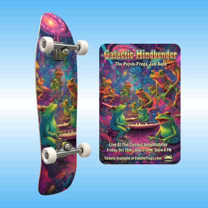 Galactic Mindbender With trucks and wheels complete deck