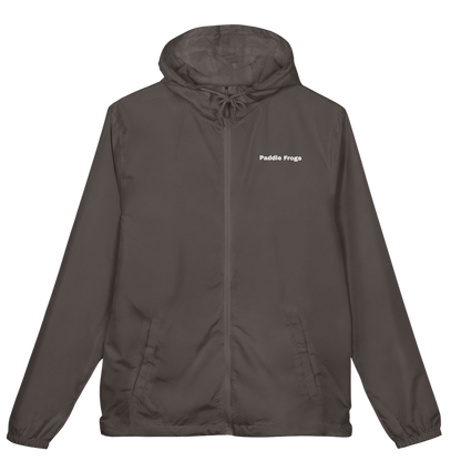 Graphite Lightweight Windbreaker Hoodie Jacket - 100% Polyester Paddle Frogs Outdoor Gear