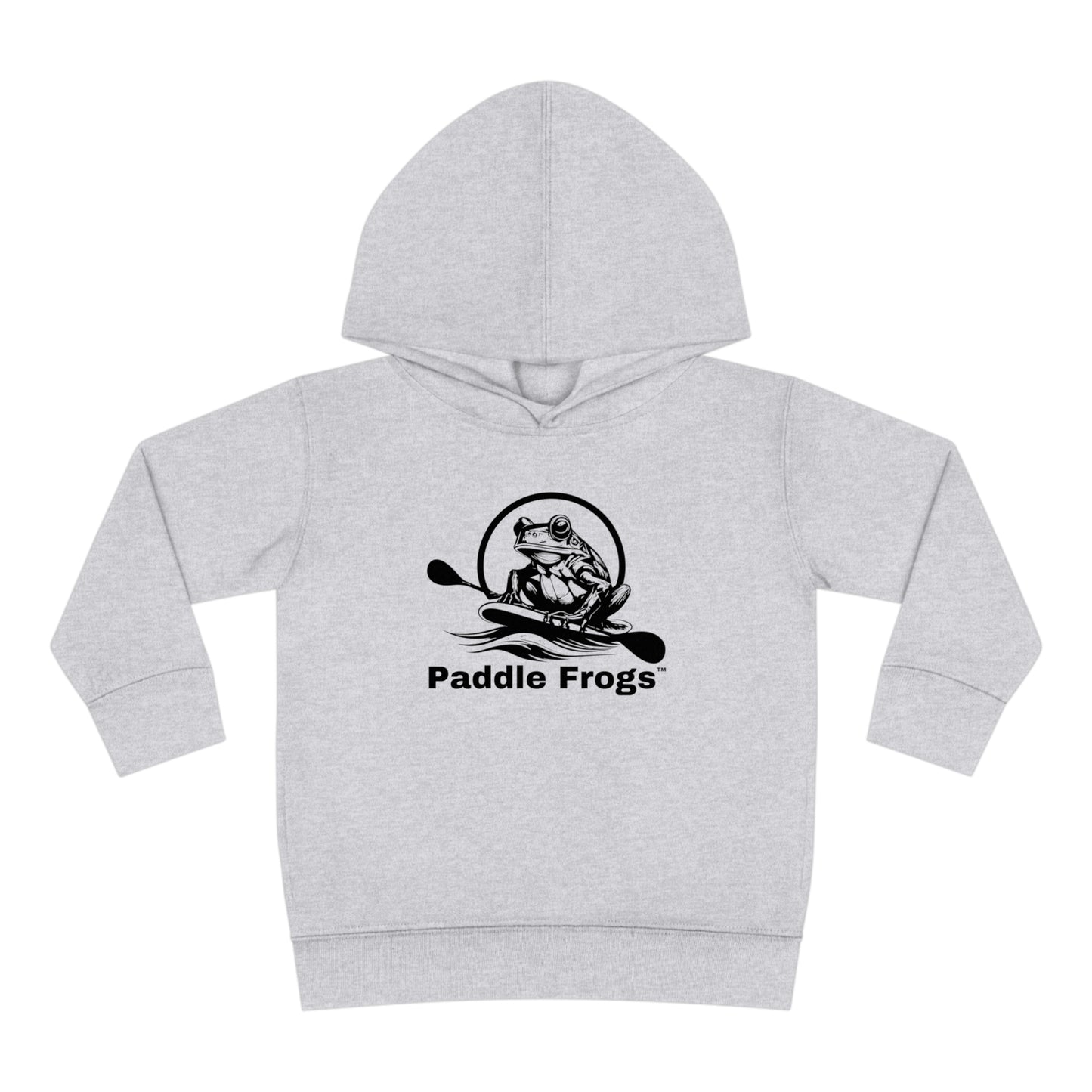 Gray Hoodie Paddle Frogs Kids (Youth), Kangaroo Pocket Hooded Jacket Coat 