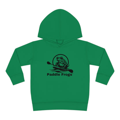 Green Hoodie Paddle Frogs Kids (Youth), Kangaroo Pocket Hooded Jacket Coat 