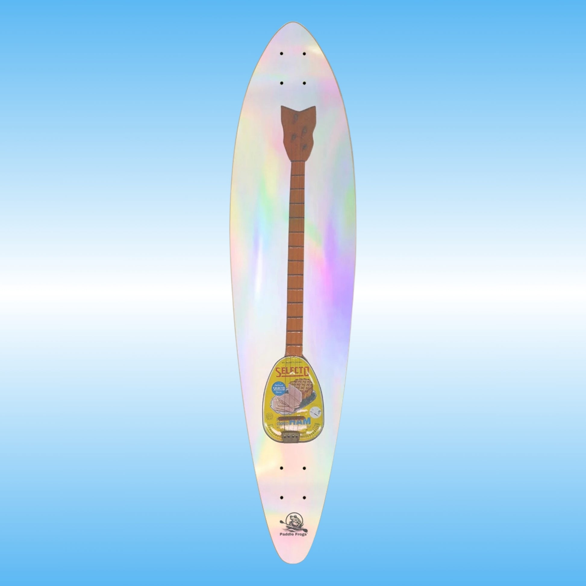 Ham Can Banjo - Paddle Frogs - Pintail Longboard skateboard 
