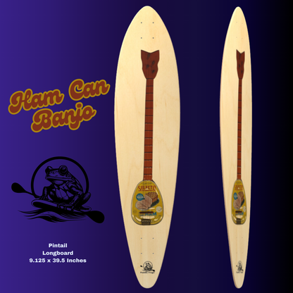  Ham Can Banjo pintail longboard by Paddle Frogs