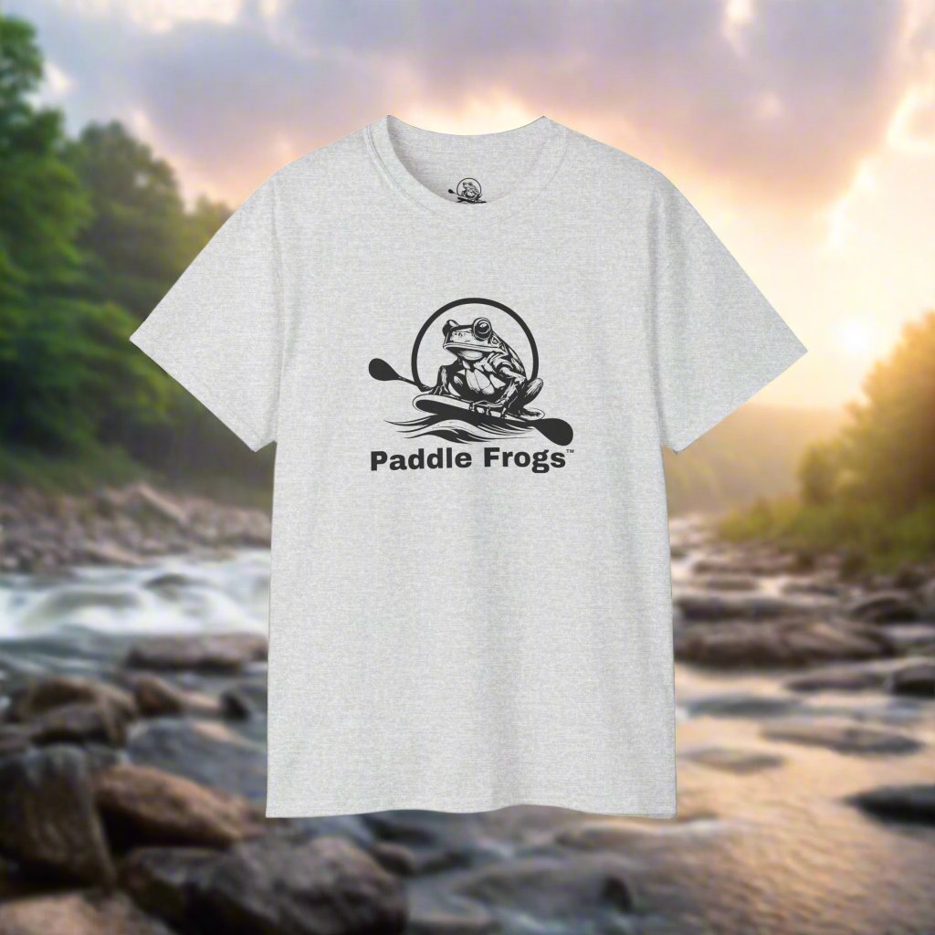 Original Paddle Frogs™  Oeko-Tex Certified T-Shirt (Heather Grey)