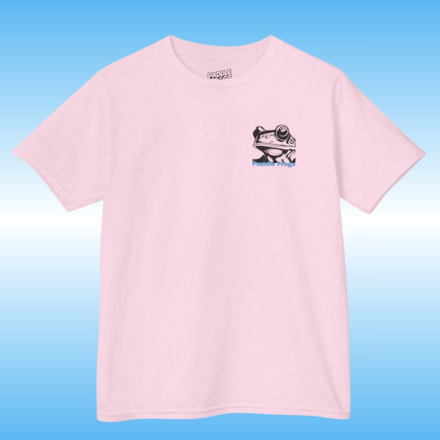 I love Shiro (Frontside) light PINK Paddle Frogs Kids T-Shirt