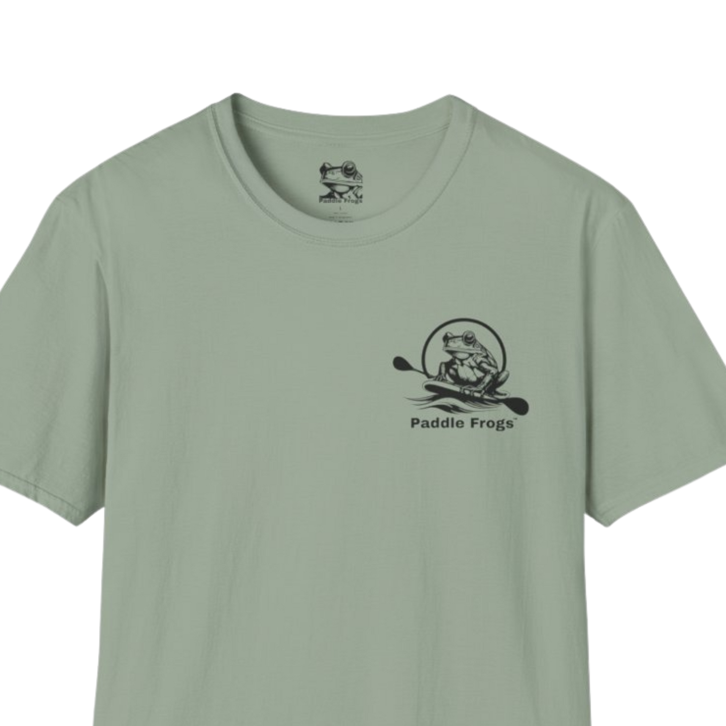 I love my Rottweiler Paddle Frogs Magic Mushroom Forest Tee Front side of T-shirt