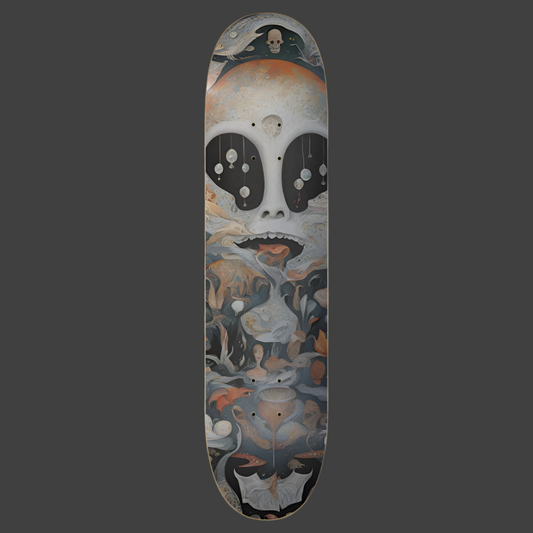 Invited Desires Popsicle Skateboard Deck Cosmic Dreams on Wheels Crafted from premium 7-ply Canadian Maple, this 7.87 x 31.75-inch popsicle deck